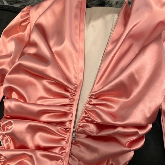 Dolce and Gabbana Pink Ruched Dress Size 8 - Picture 8 of 8